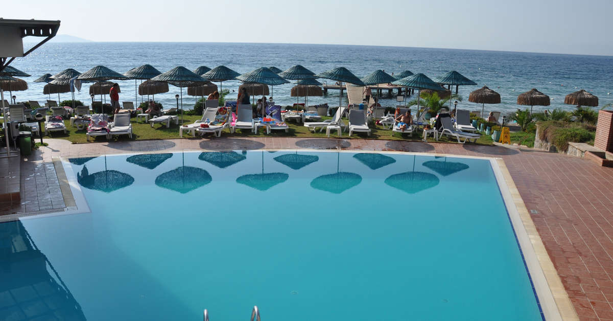 Ein Foto vom Pool im Faustina Hotel & Spa