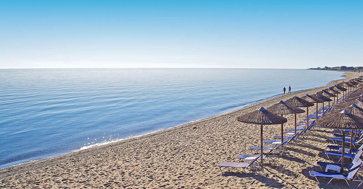 Een foto van het strand bij Sun Beach Platamon