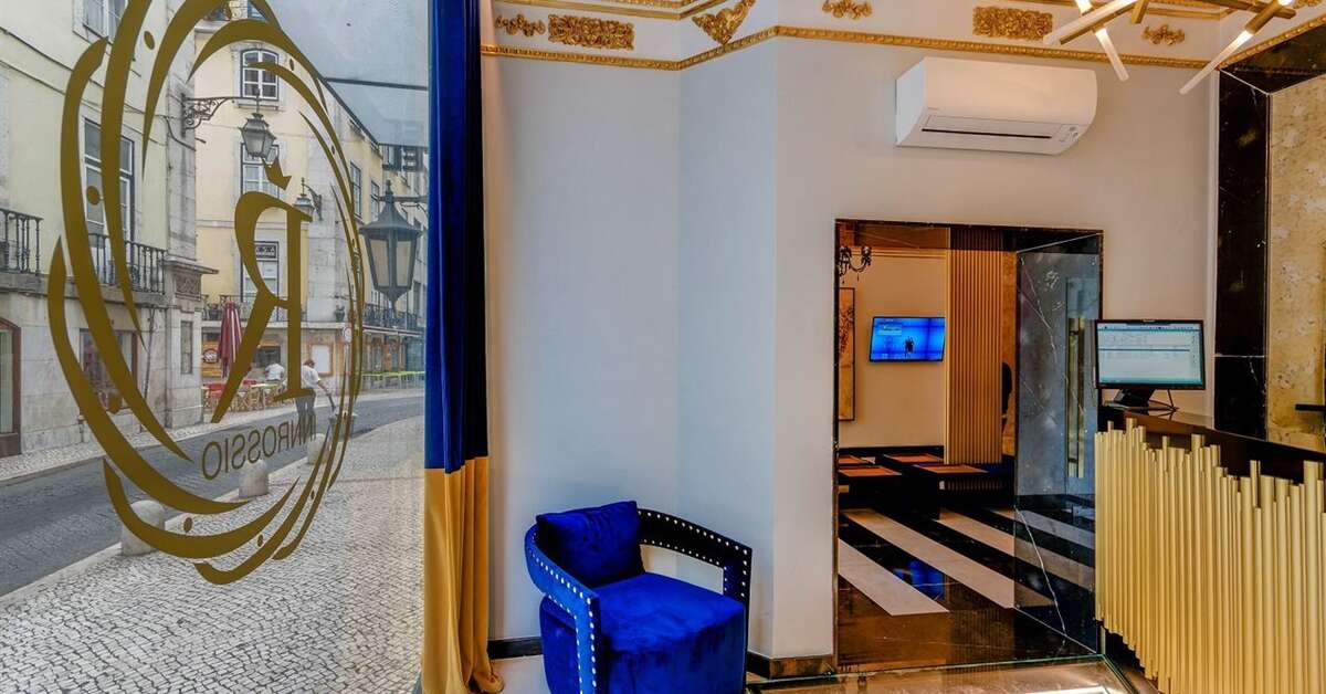 Een foto van het interieur van Hotel Inn Rossio