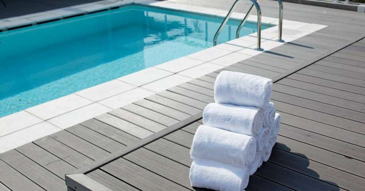 Een foto van het zwembad bij Aparthotel Adagio Nice Centre