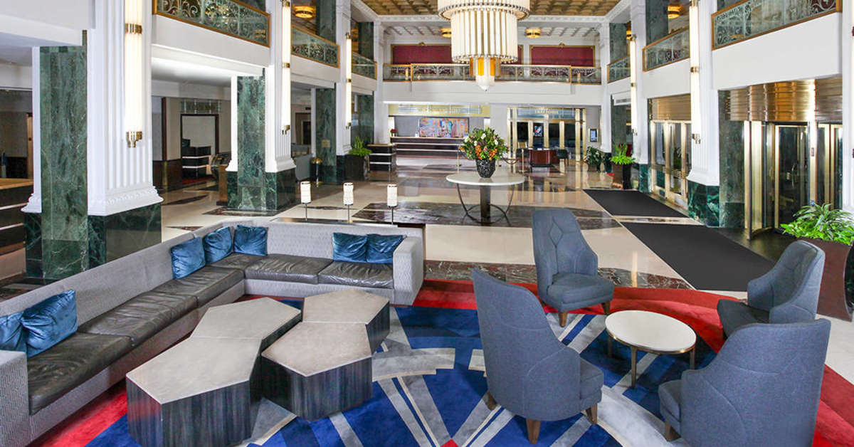 Een foto van het interieur van The New Yorker Hotel by Lotte Hotels