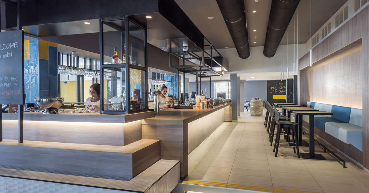 Een foto van de faciliteiten bij Pharos Hvar Bayhill Hotel