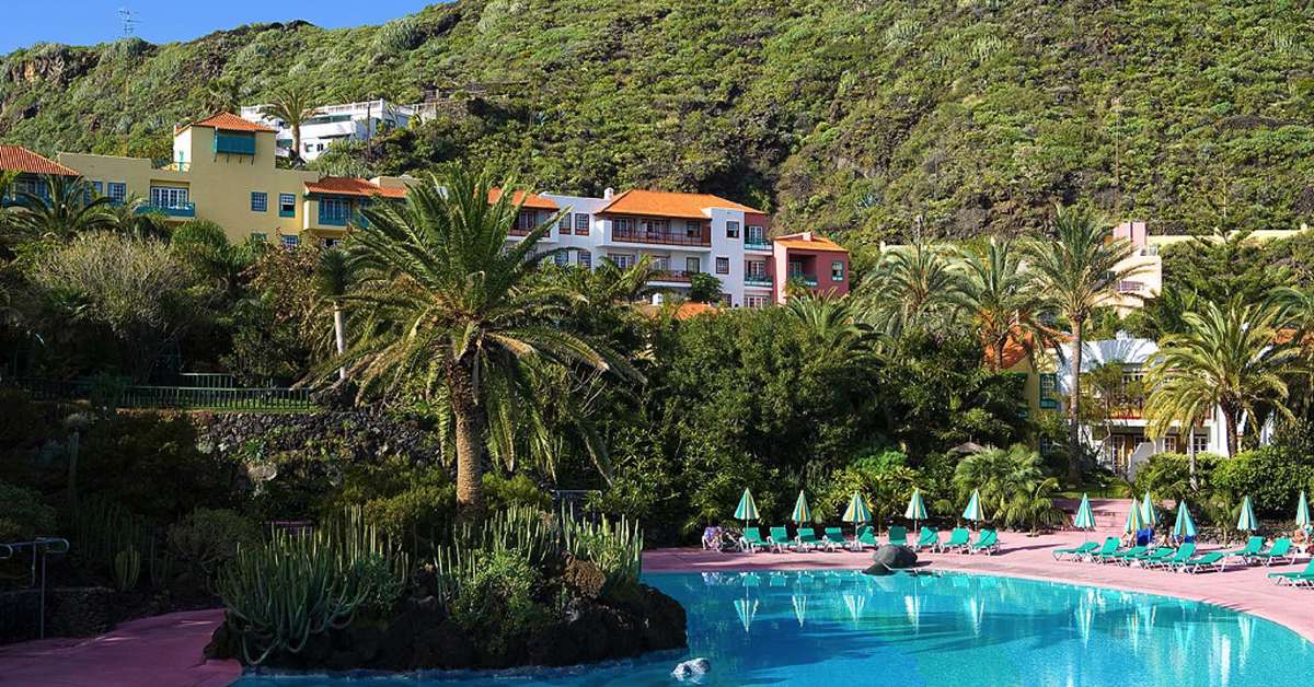 Een foto van het zwembad bij Hacienda San Jorge
