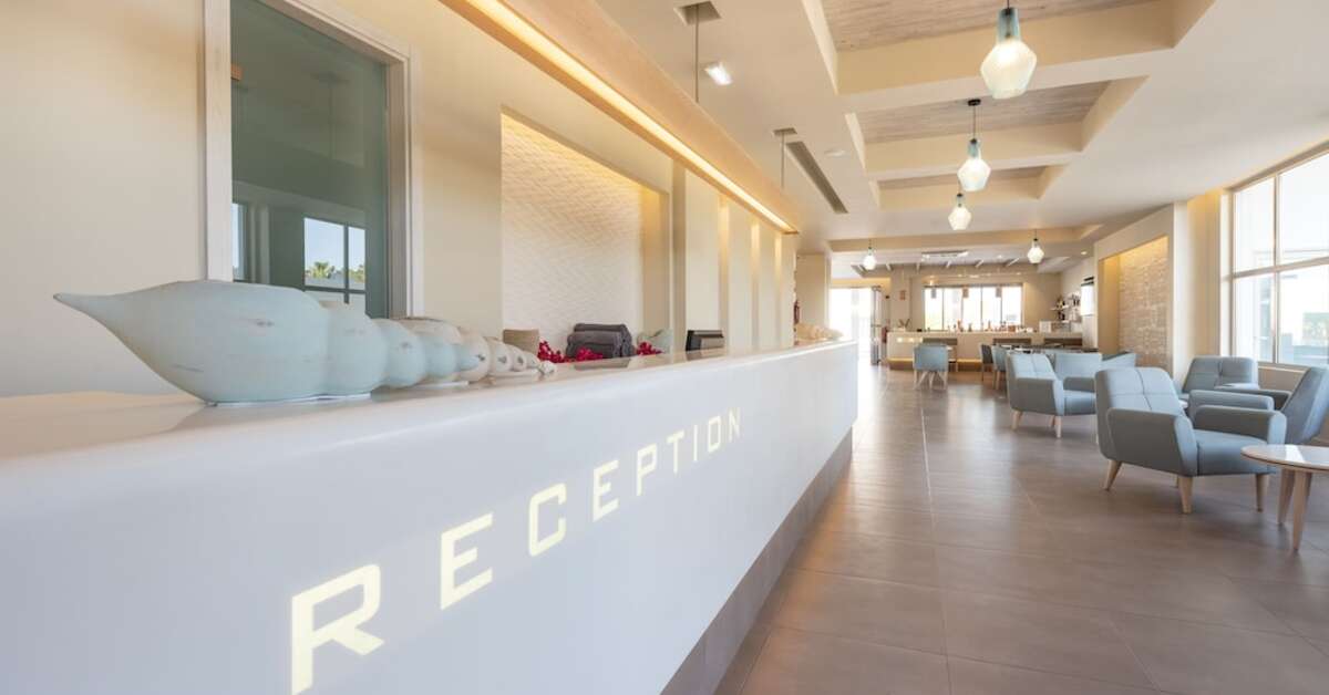 Een foto van het interieur van Apollon Windmill Hotel