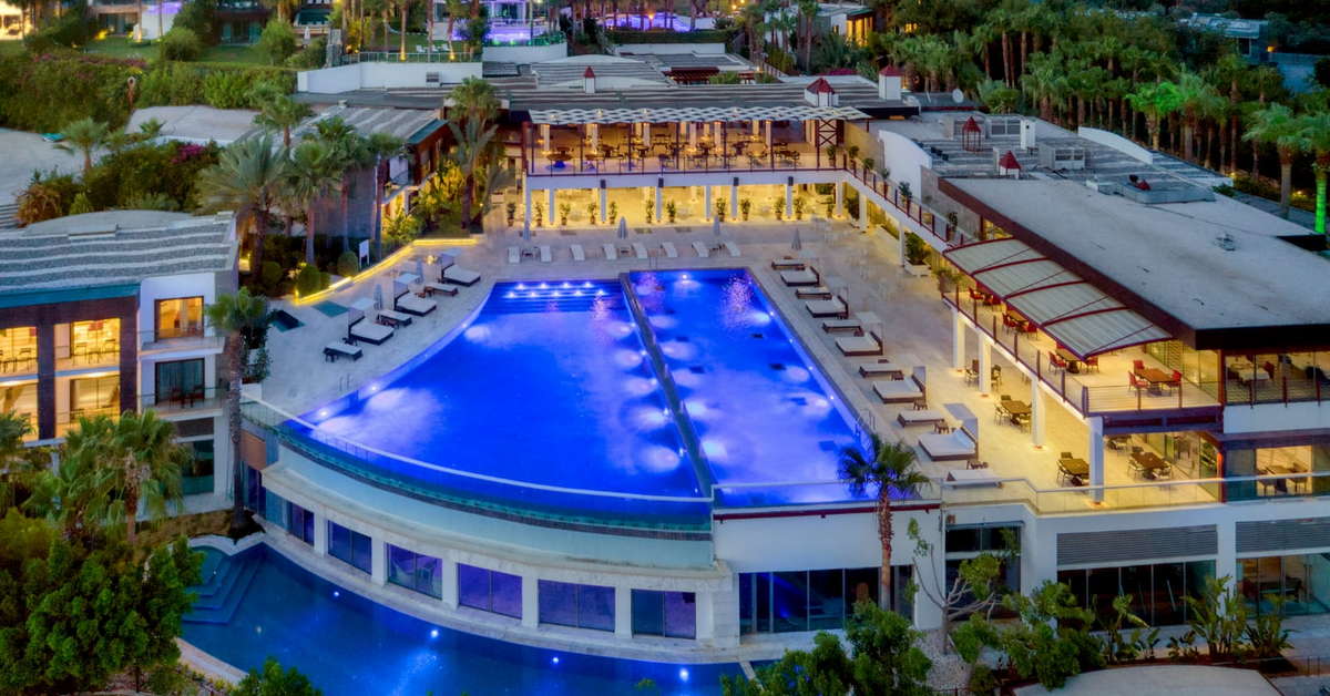 Een foto van het zwembad bij Hillstone Bodrum Hotel & Spa