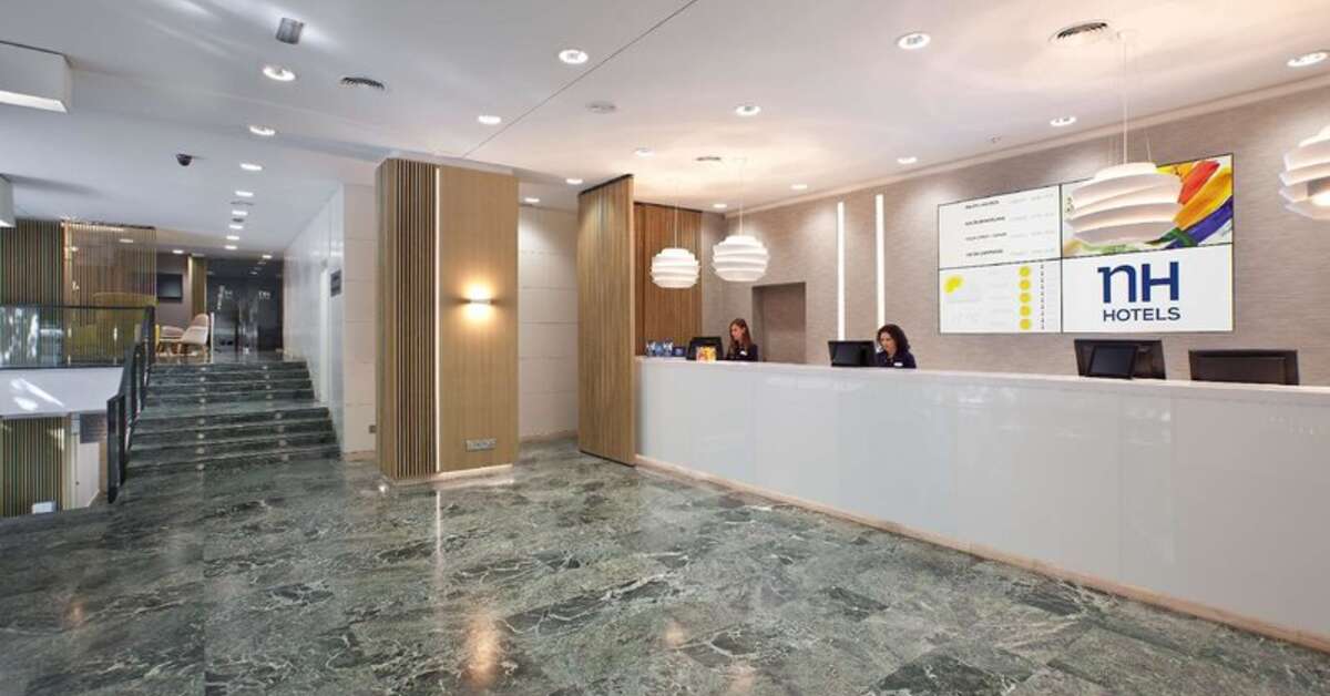Een foto van het interieur van NH Madrid Ventas