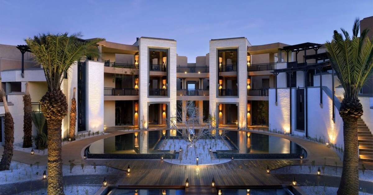 Een foto van het zwembad bij Royal Palm Marrakech