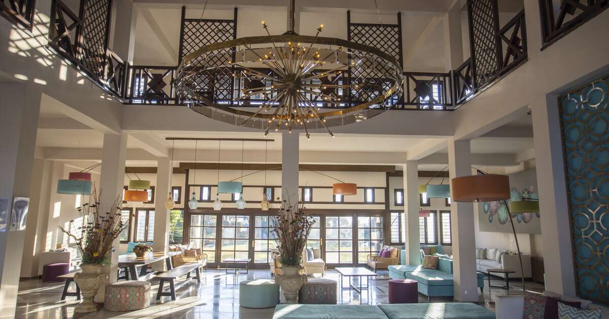Een foto van het interieur van Simantro Resort
