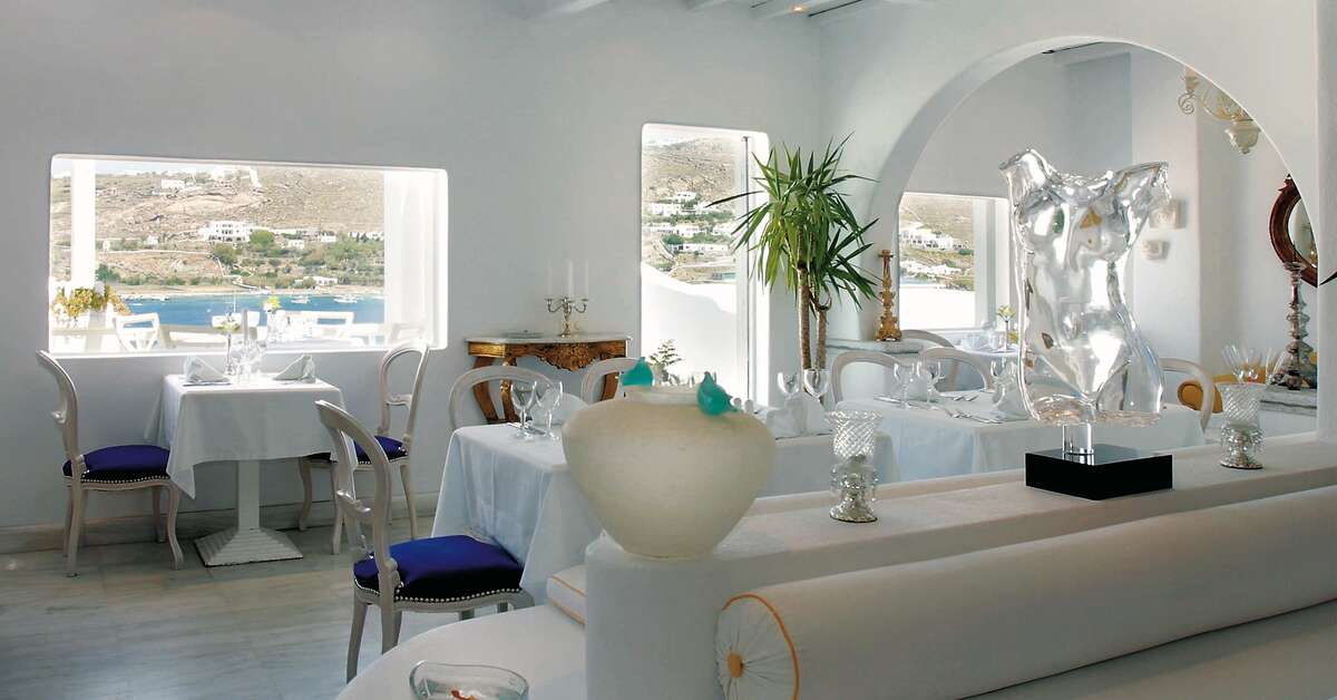Ein Foto von den Einrichtungen im Kivotos Mykonos Luxury Boutique Hotel