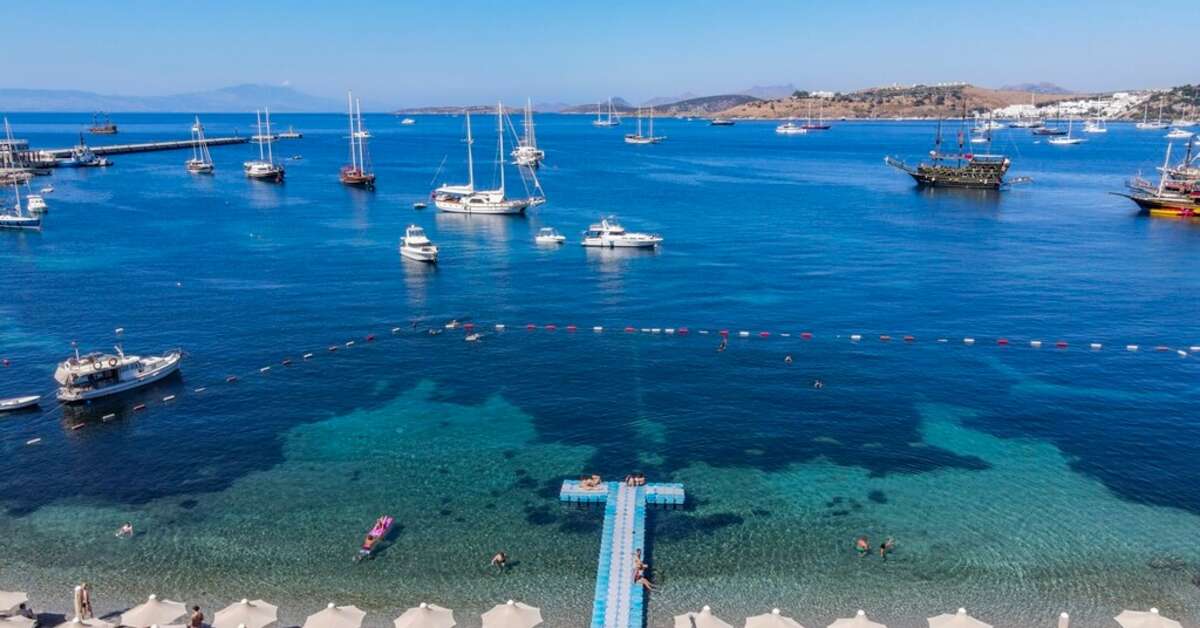 Een foto van het strand bij Diamond of Bodrum