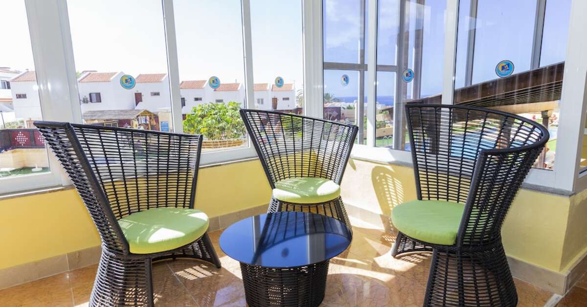 Een foto van het interieur van Hotel Villa de Adeje Beach