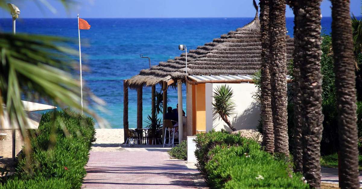 Een foto van de buitenkant van Delfino Beach Resort & Spa