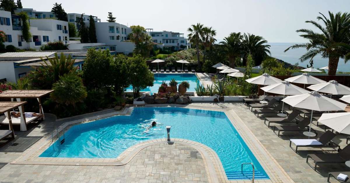 Een foto van het zwembad bij Robinson Club Daidalos
