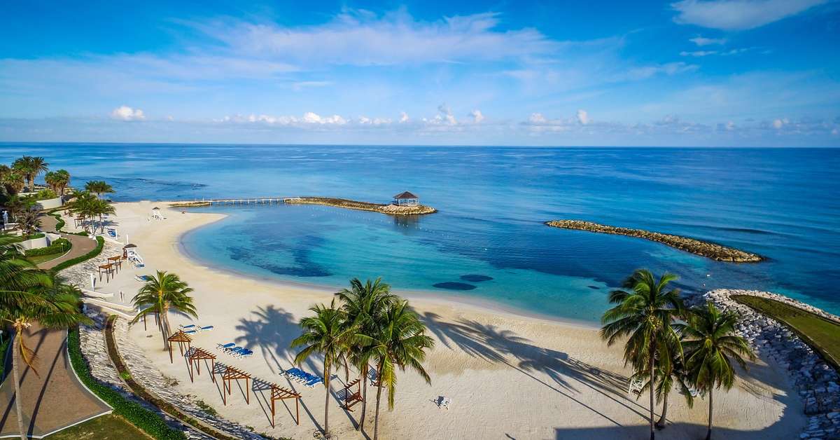 Ein Foto vom Strand beim Jewel Grande Montego Bay Resort & Spa