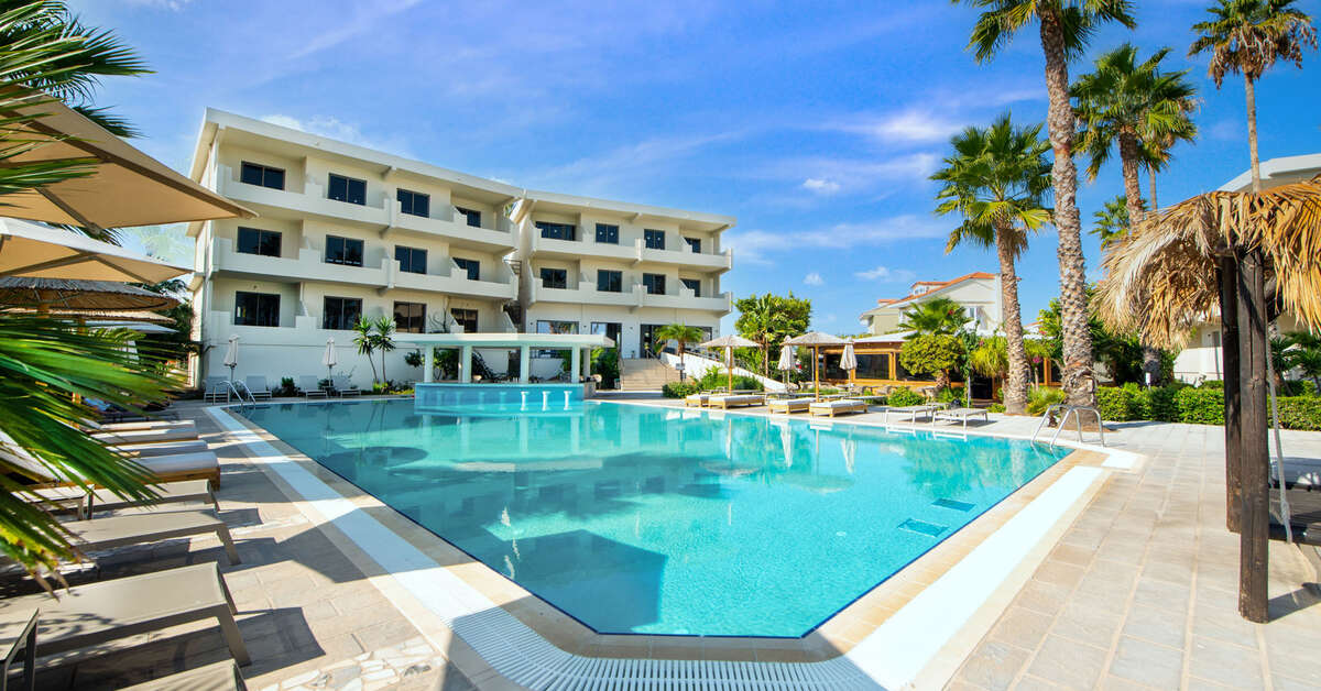 Ein Foto vom Pool im Ixia Dream Beachfront Hotel