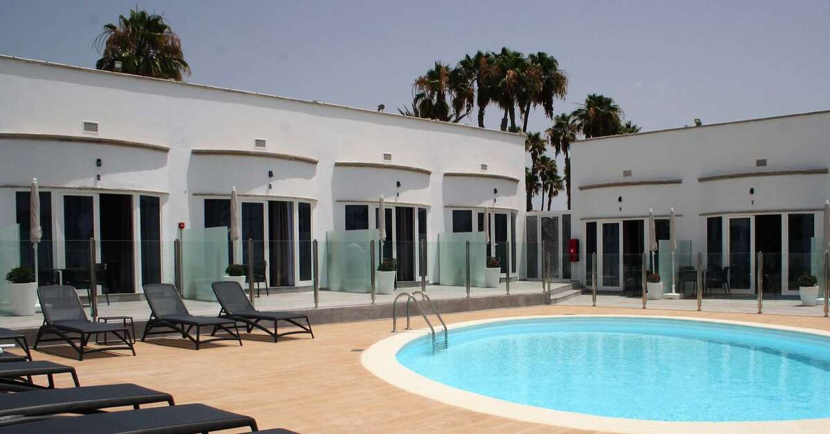 Een foto van het zwembad bij Bungalows Islas Paraiso