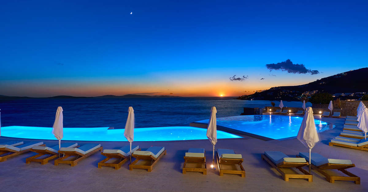 Een foto van het zwembad bij Anax Resort & Spa