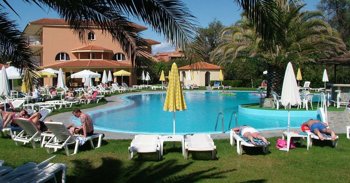 Een foto van een overzicht van Hotel Pegasus Corfu