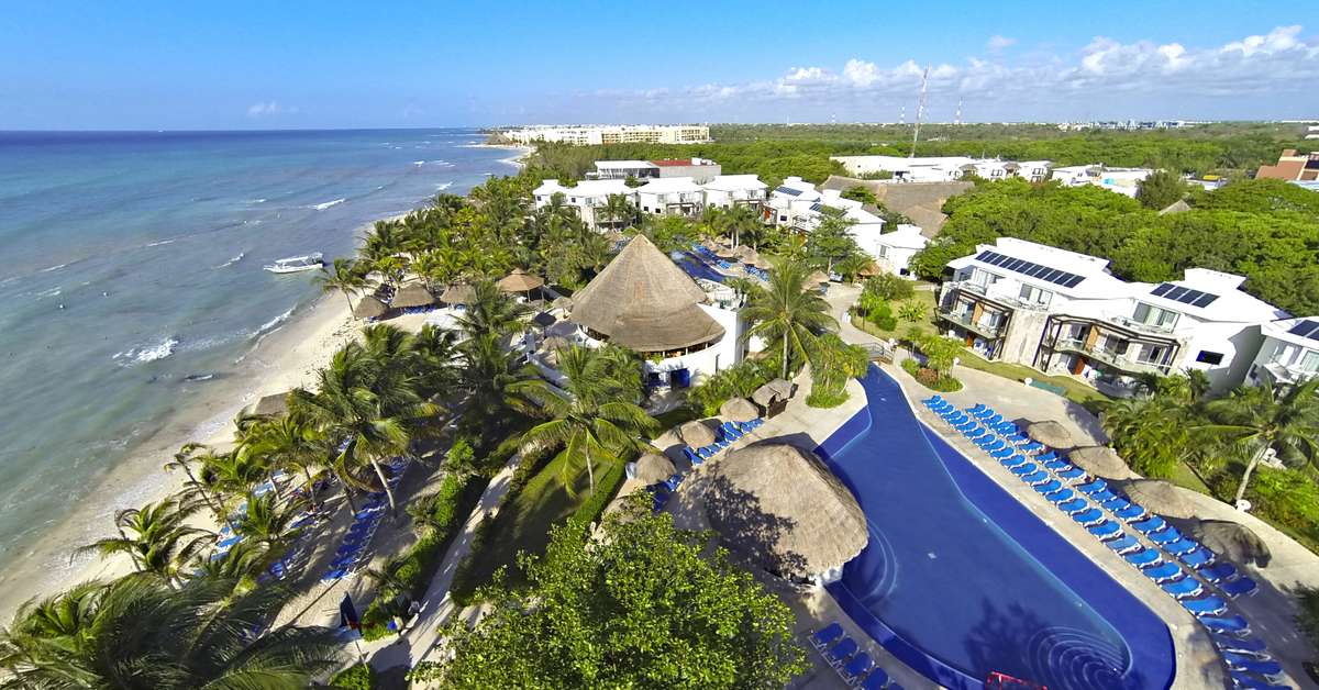 Een foto van het zwembad bij Sandos Caracol Eco Resort