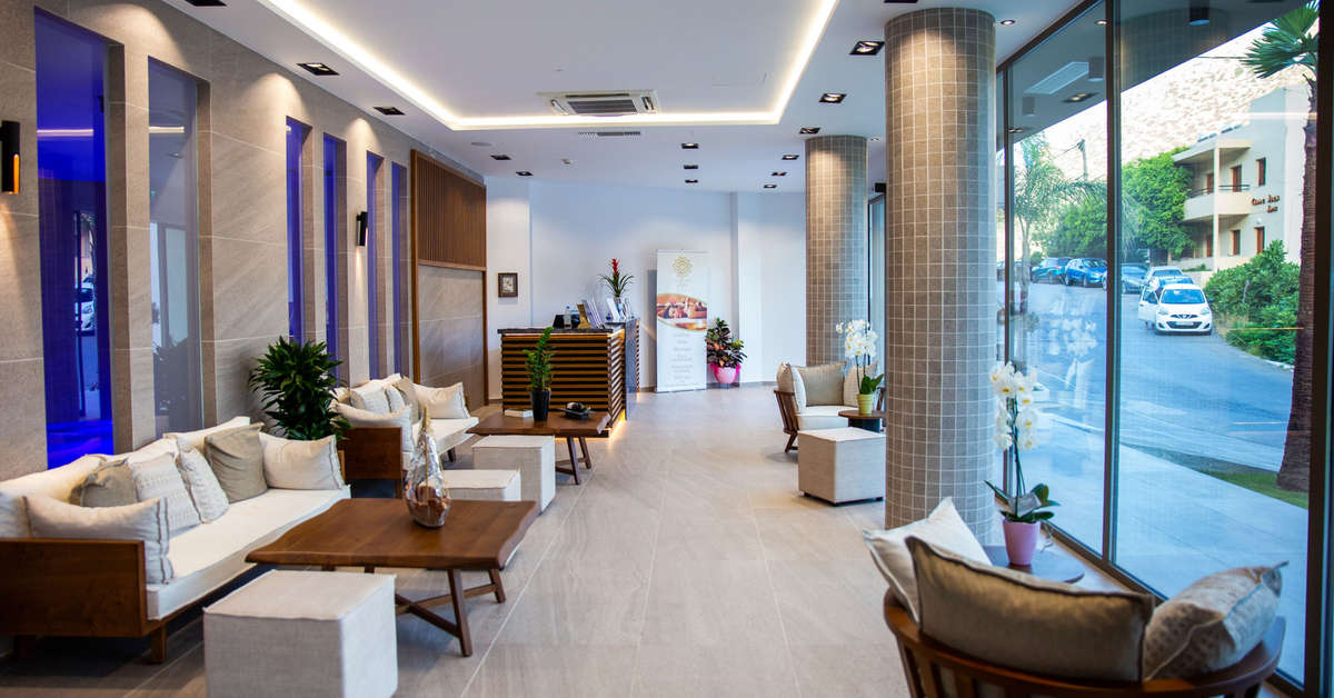 Een foto van het interieur van Sunset Boutique Hotel & Spa