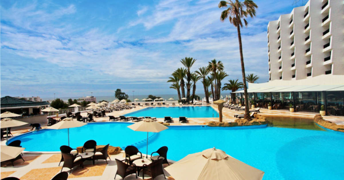 Een foto van het zwembad bij Royal Mirage Agadir