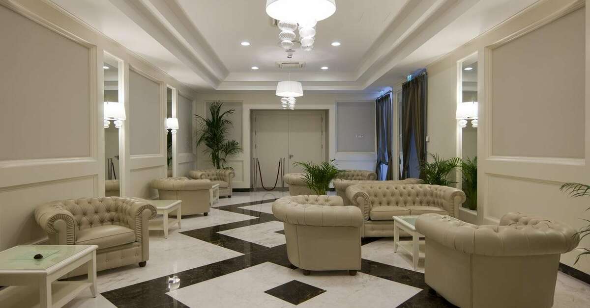 Een foto van het interieur van Dei Borgia Hotel