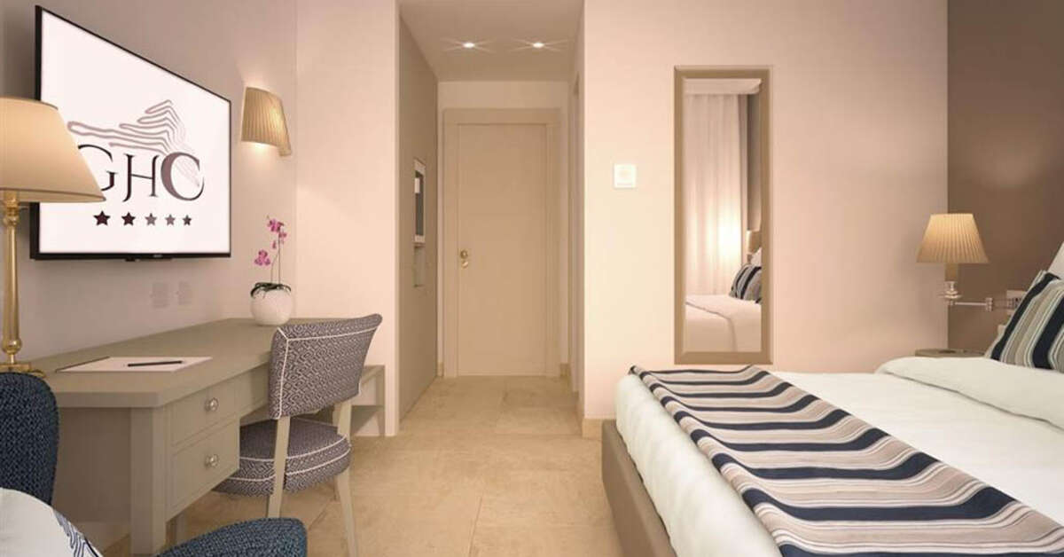 Een foto van het interieur van Grand Hotel Cannigione