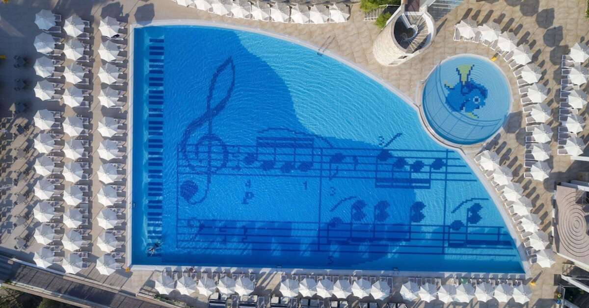 Een foto van het zwembad bij Duja Bodrum Hotel