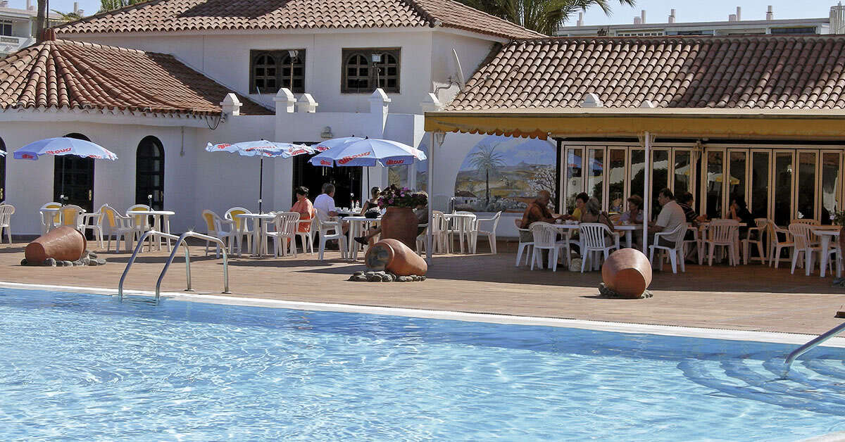 Ein Foto vom Pool im Sun Club Playa del Ingles