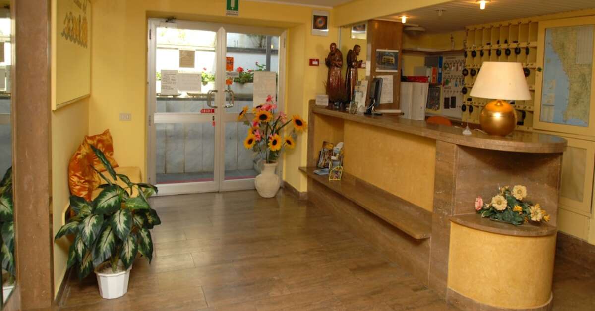 Een foto van het interieur van Baia del Sorriso