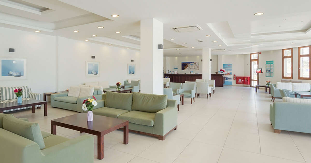 Een foto van het interieur van Ariadne Beach