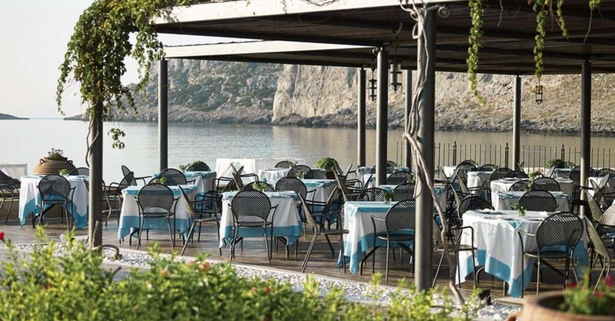 Een foto van de faciliteiten bij Lindian Dream Seaside Resort
