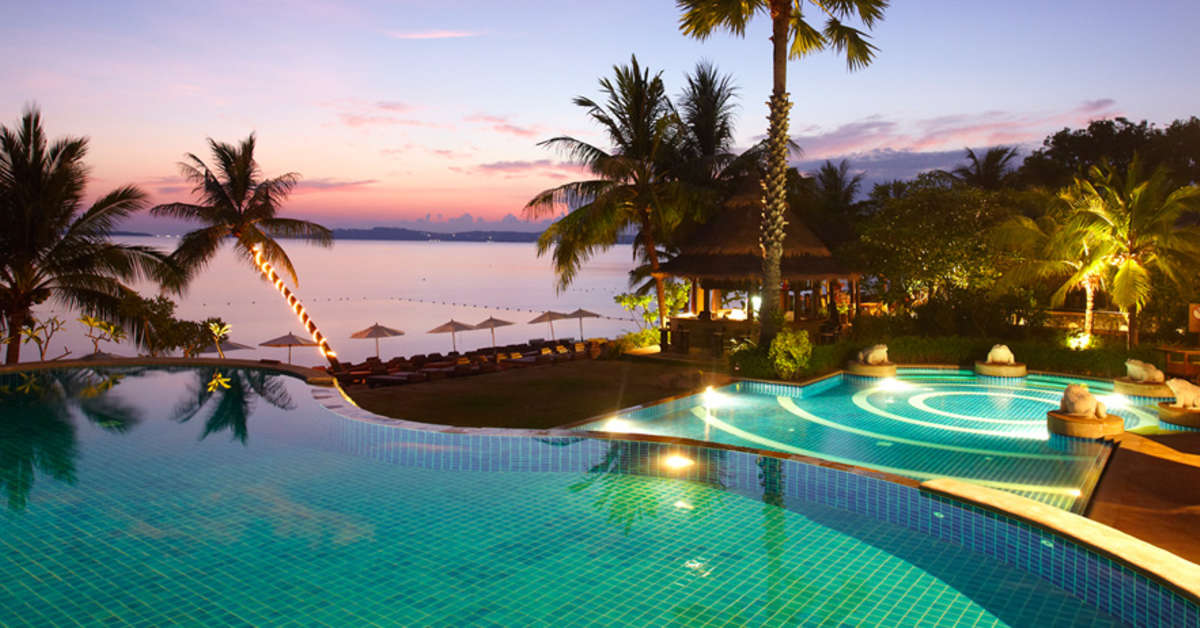Een foto van het zwembad bij Bandara Resort & Spa