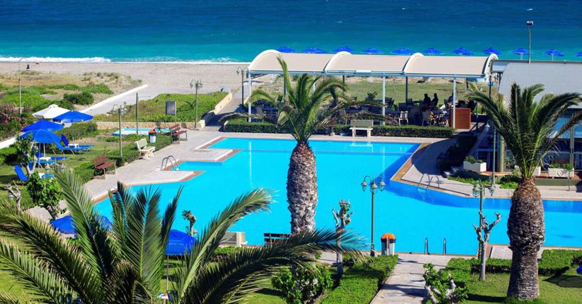 Een foto van het zwembad bij Marino's Beach Appartementen