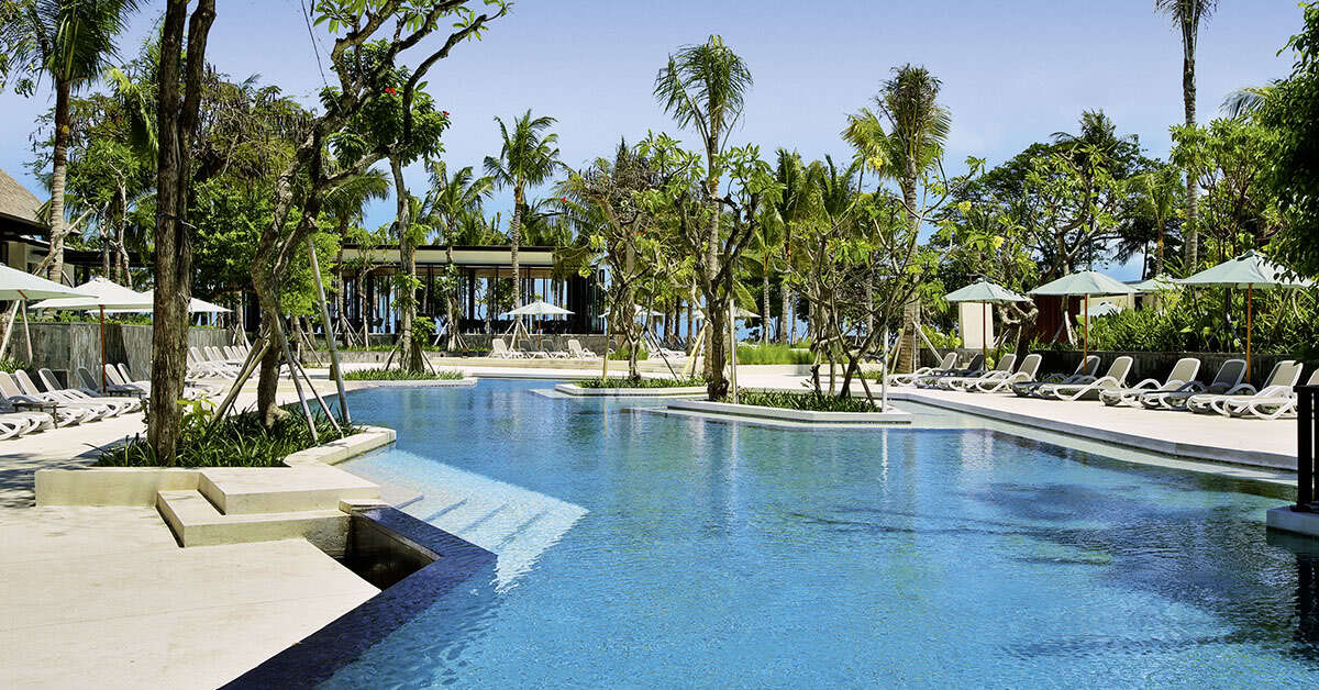 Een foto van het zwembad bij The Anvaya Beach Resort Bali