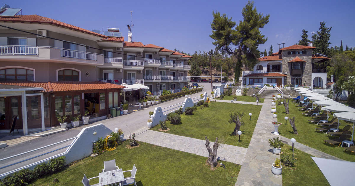 Een foto van de buitenkant van Georgalas Sun Beach Resort