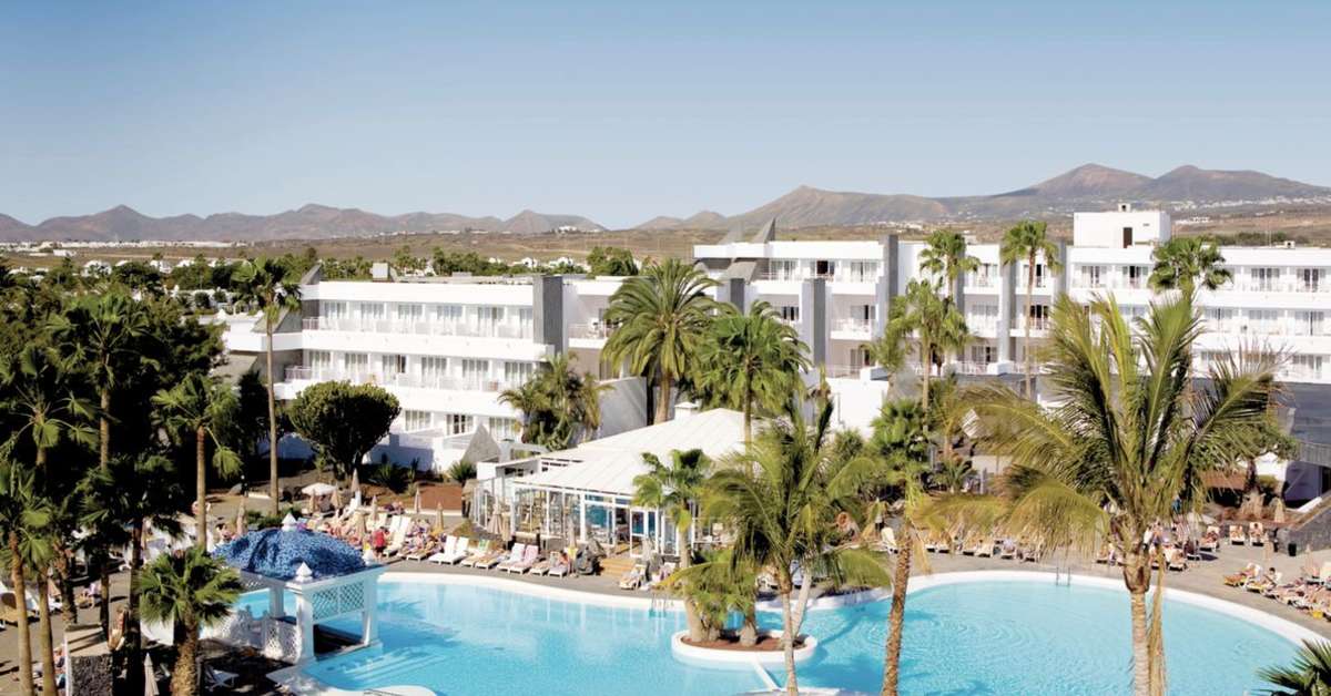 Een foto van een overzicht van Riu Paraiso Lanzarote Resort