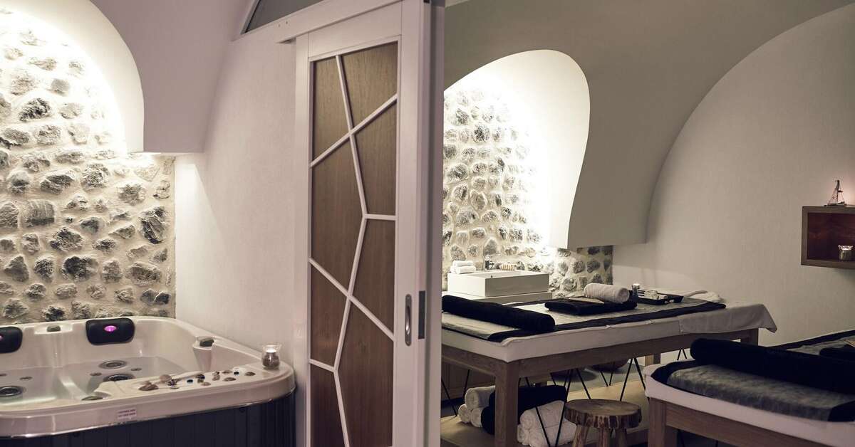 Een foto van de faciliteiten bij Santo Maris Oia Luxury Suites & Spa