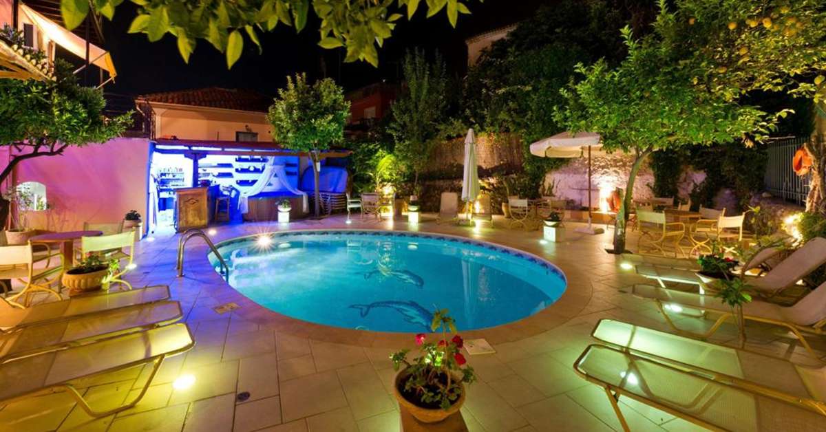 Een foto van het zwembad bij Paradise Hotel Parga