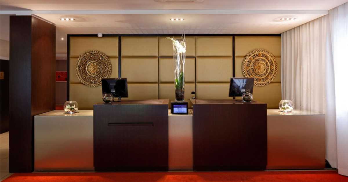 Een foto van het interieur van Aparthotel Adagio Nice Centre