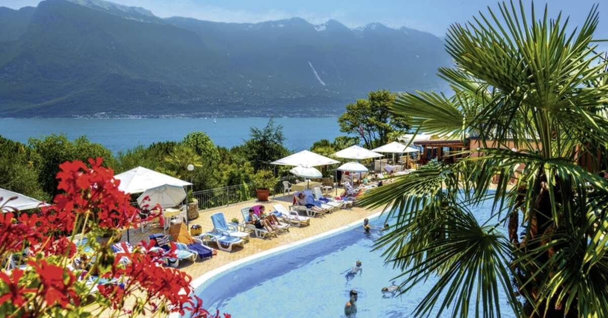 Een foto van het zwembad bij Camping Garda