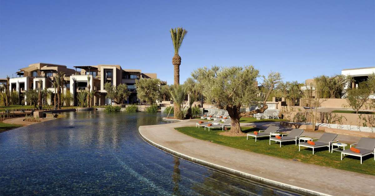 Een foto van het zwembad bij Royal Palm Marrakech