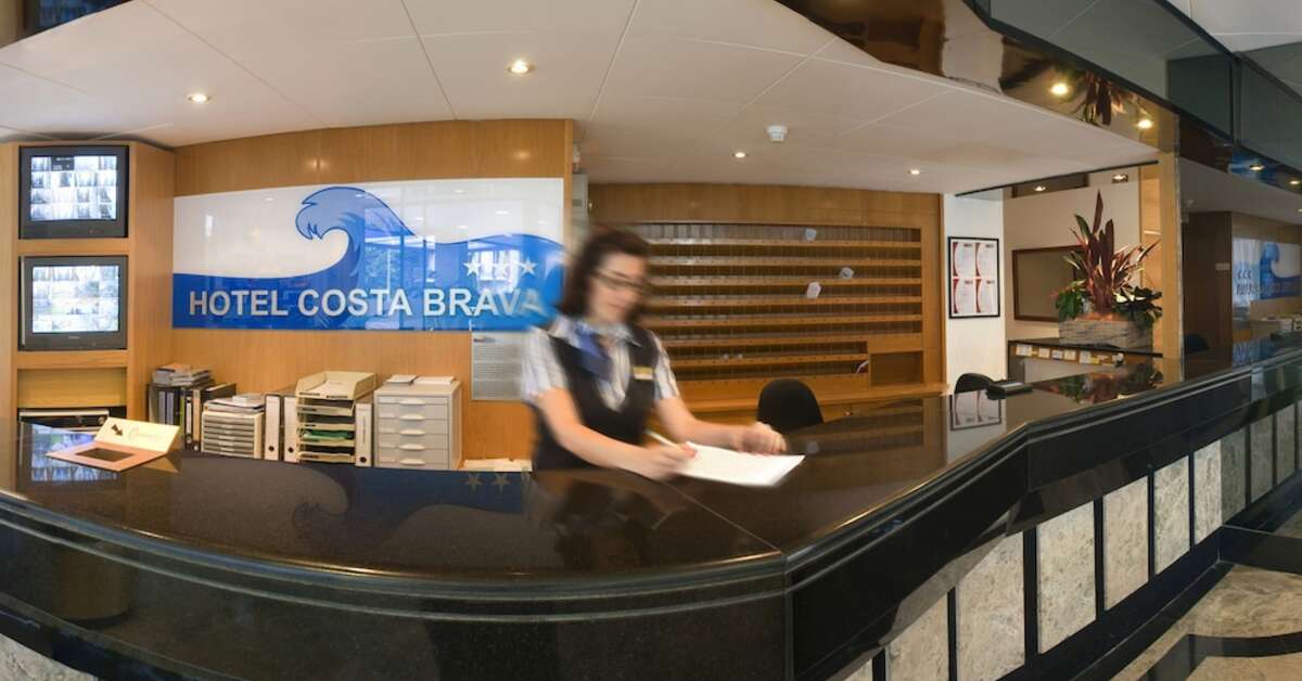 Een foto van het interieur van Hotel GHT Costa Brava