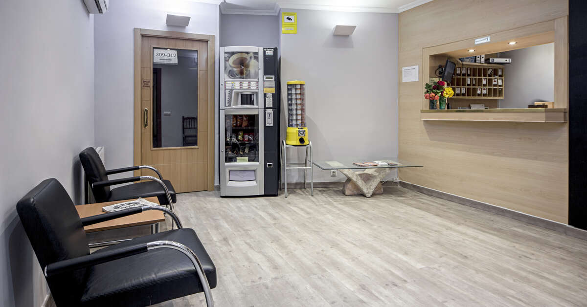 Een foto van het interieur van Inter Plaza Mayor