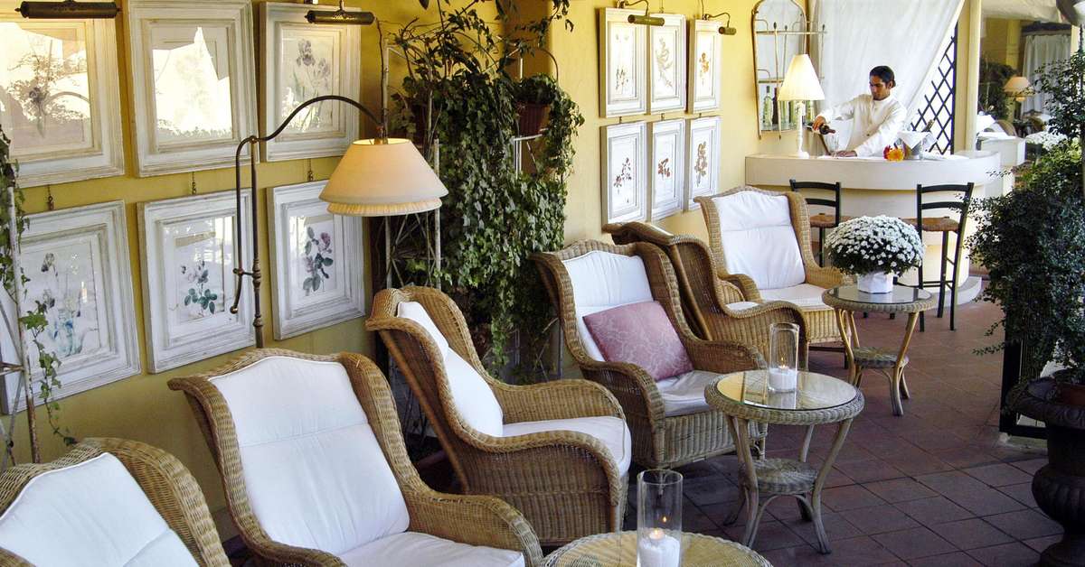 Een foto van het interieur van Hotel Cellai
