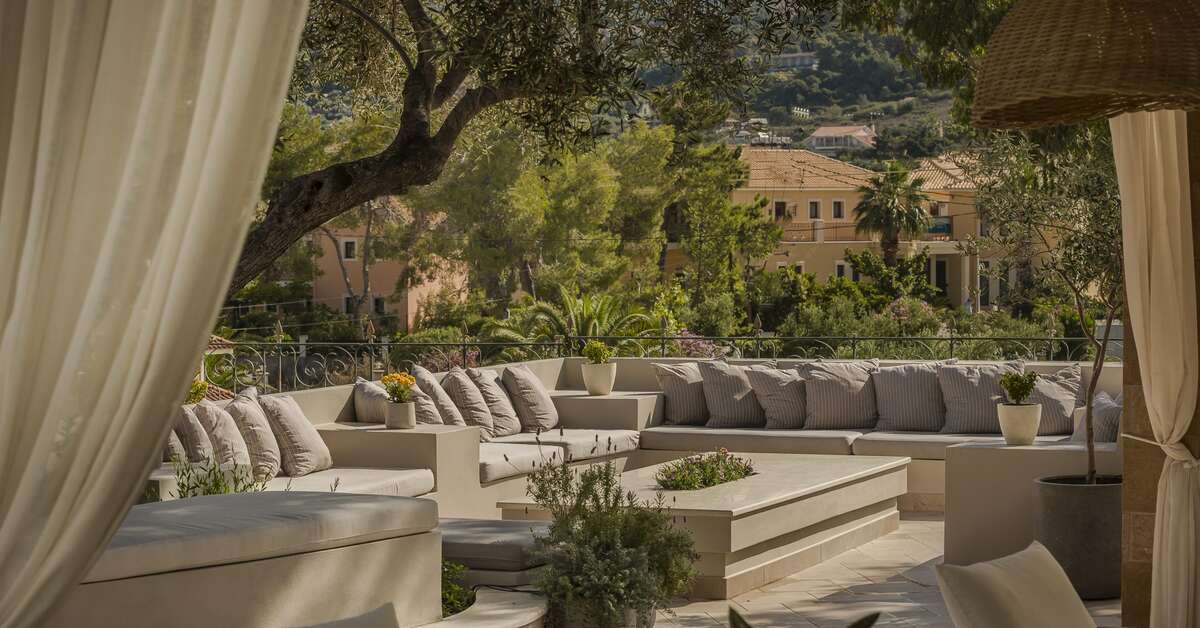 Een foto van het terras bij Thalassa Boutique Hotel
