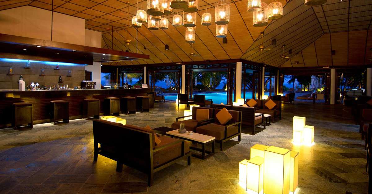 Een foto van het interieur van Lily Beach Resort & Spa