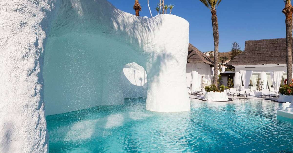 Een foto van het zwembad bij Hotel Suites Albayzin del Mar