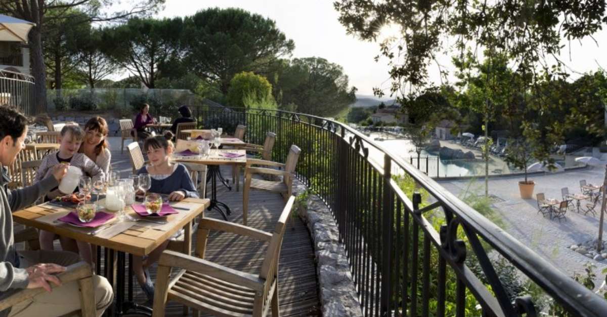 Een foto van het terras bij Pierre & Vacances Village Club Le Rouret