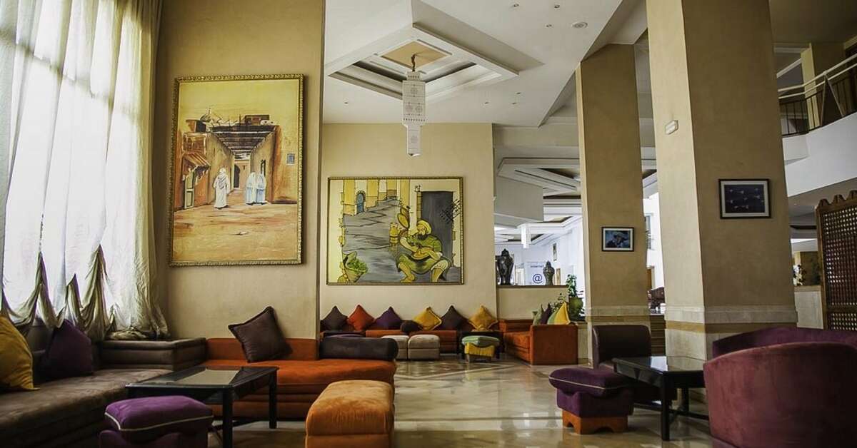 Een foto van het interieur van Residence Intouriste